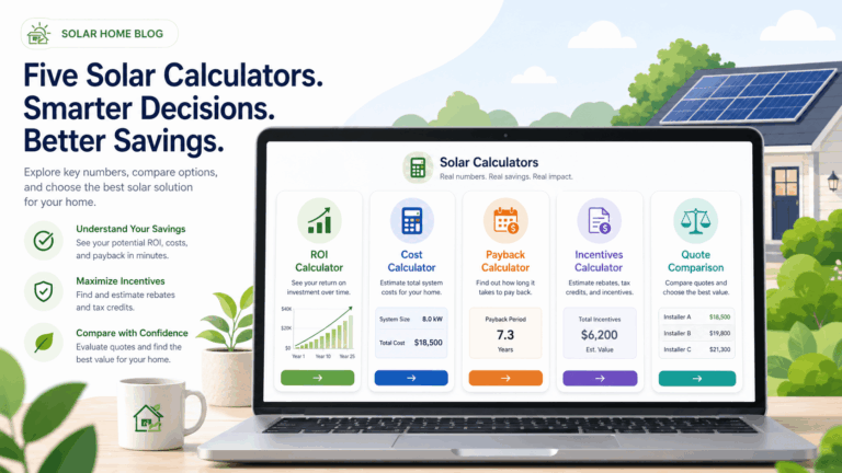 Solar Calculator Comparison ()