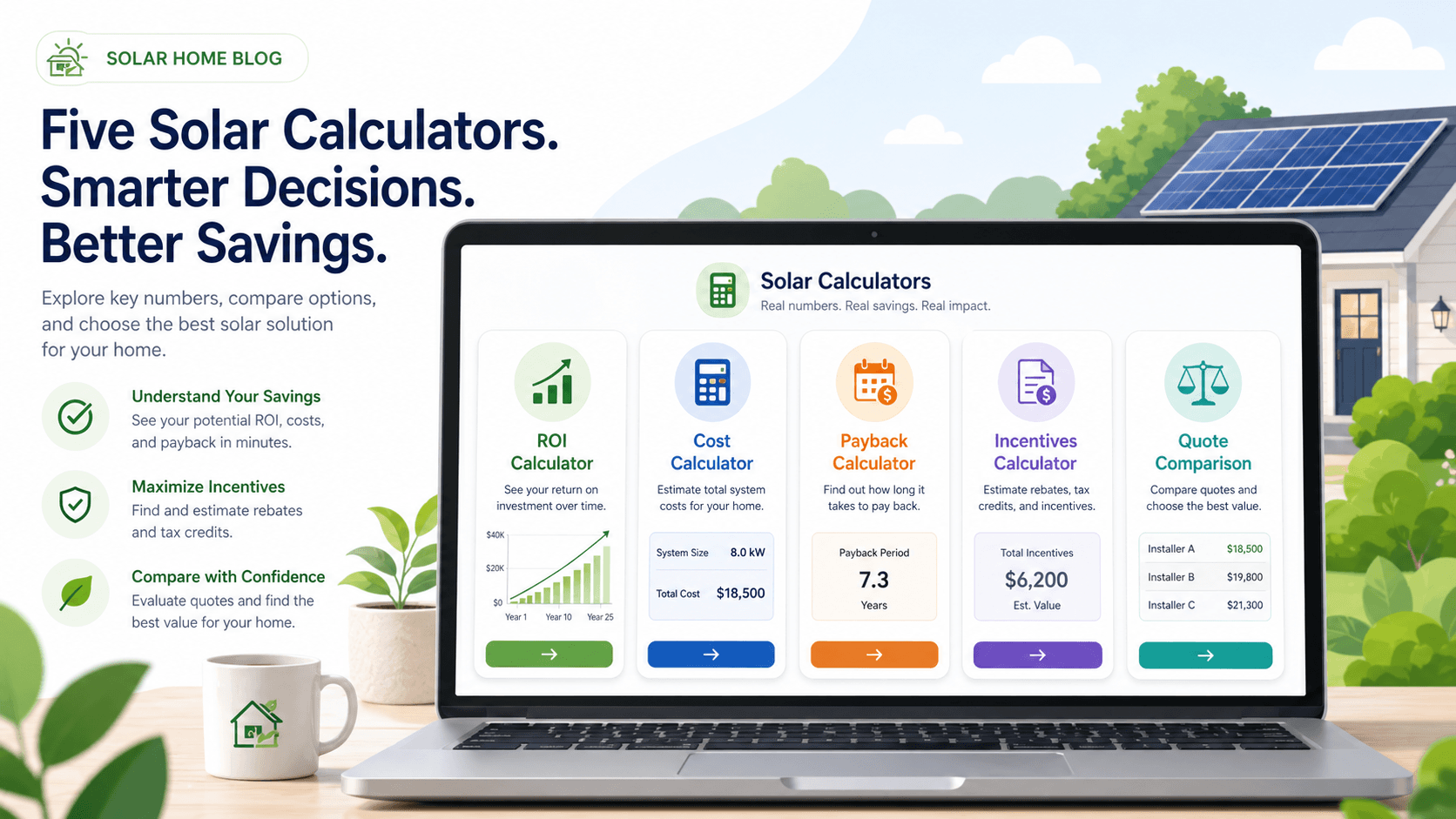 Solar Calculator Comparison ()