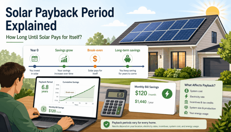 Solar payback explained visually ()