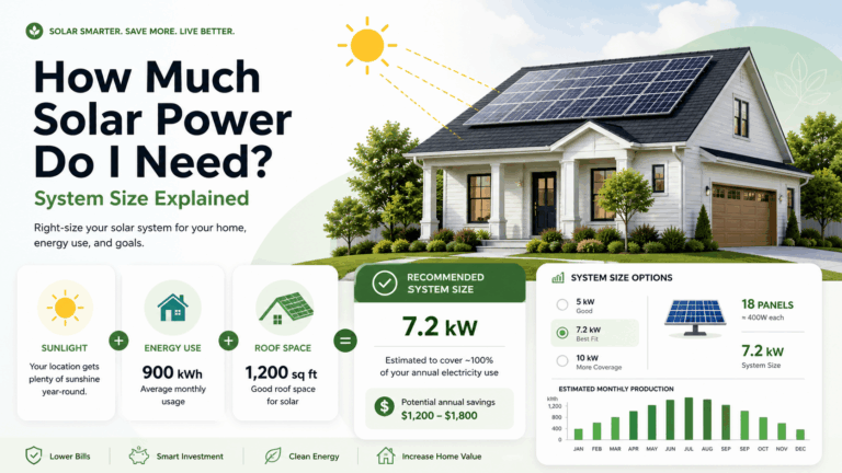 Solar system sizing guide for homeowners ()