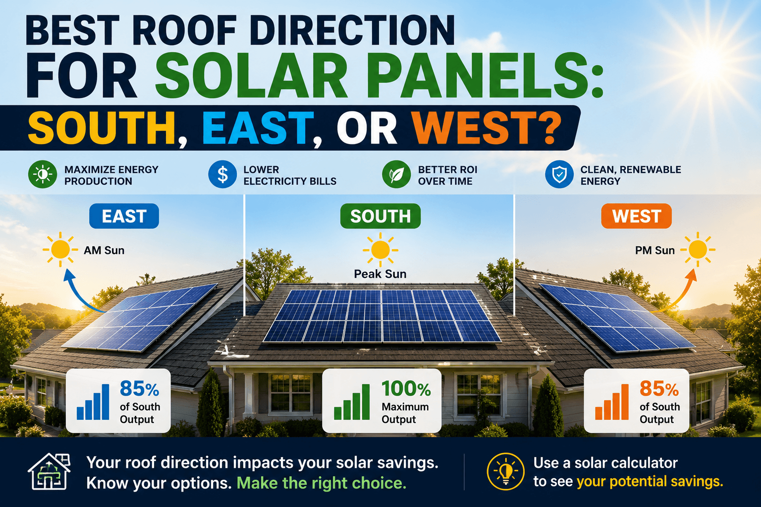 Best Roof Direction for Solar Panels