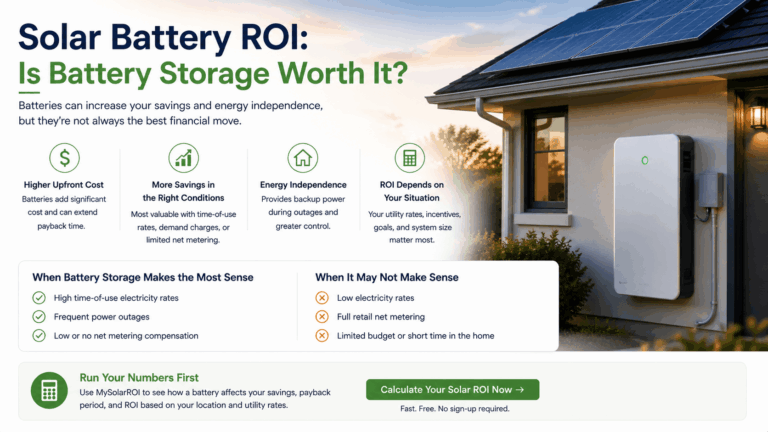 Is solar battery storage worth it ()