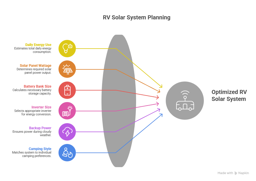 Solar RV Calculator Size Your RV Solar System visual selection Solar RV Calculator Size Your RV Solar System visual selection