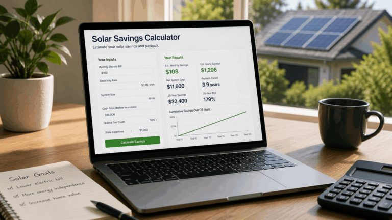 Solar Savings Calculator Guide ()