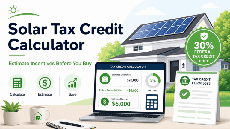 Solar tax credit calculator